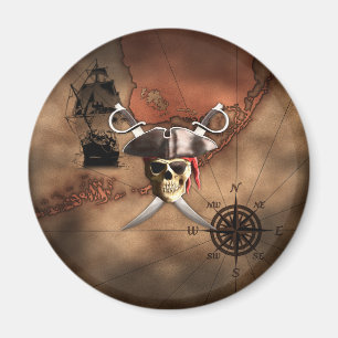 Imã Mapa do pirata