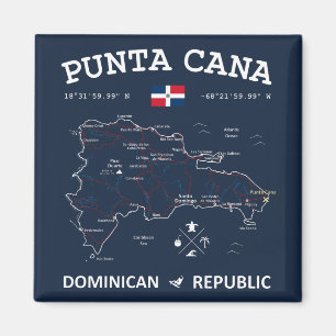 Imã Mapa do Punta Cana