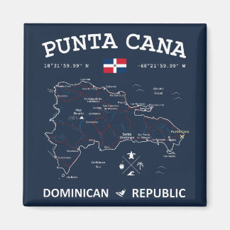 Imã Mapa do Punta Cana