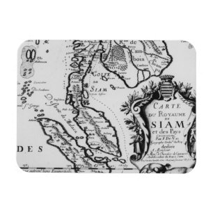 Ímã Mapa do reino de Sião