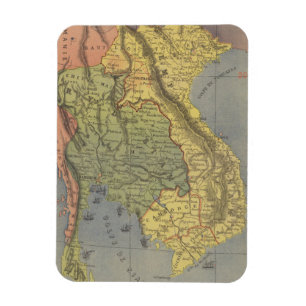 Ímã Mapa do reino de Sião