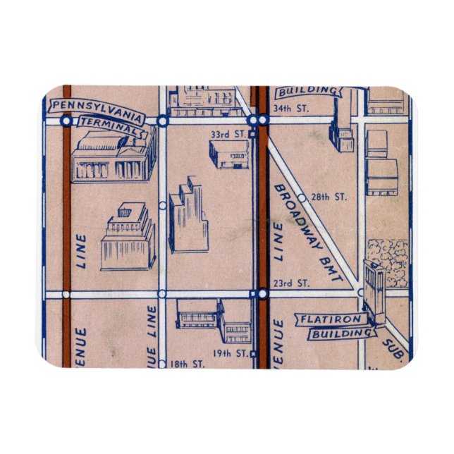 ÍMÃ MAPA DO SUBSÍDIO DE NOVA IORQUE, 1940 2 (Horizontal)