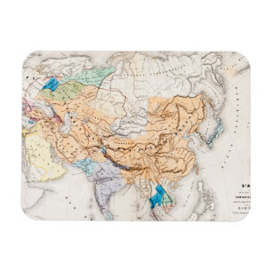 Ímã Mapa do tempo de Ásia de Kublai Khan