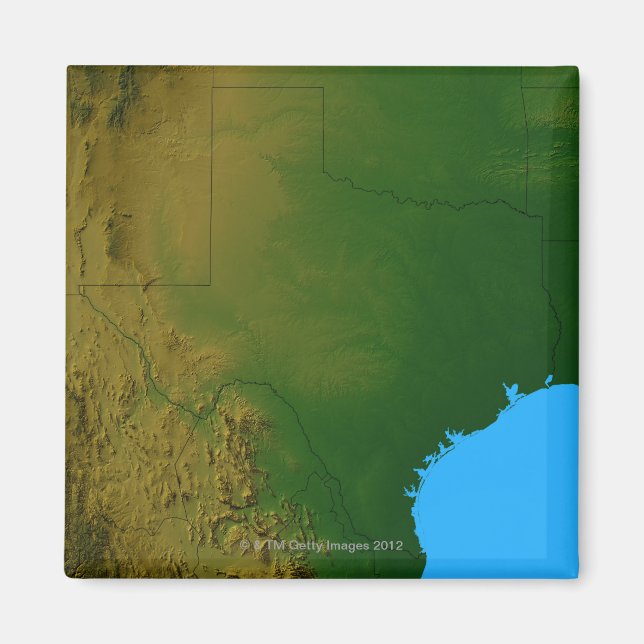 Imã Mapa do Texas (Frente)