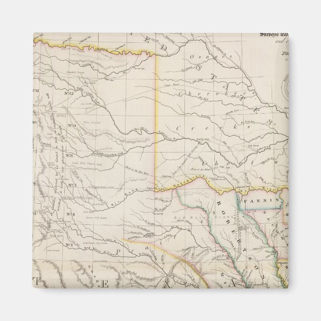 Imã Mapa do Texas (Frente)