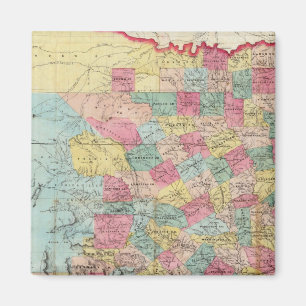 Imã Mapa do Texas de Cordova