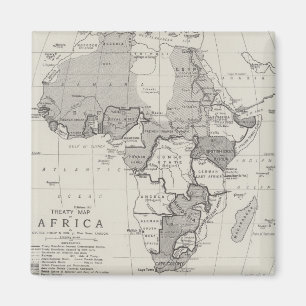 Imã Mapa do Tratado de África