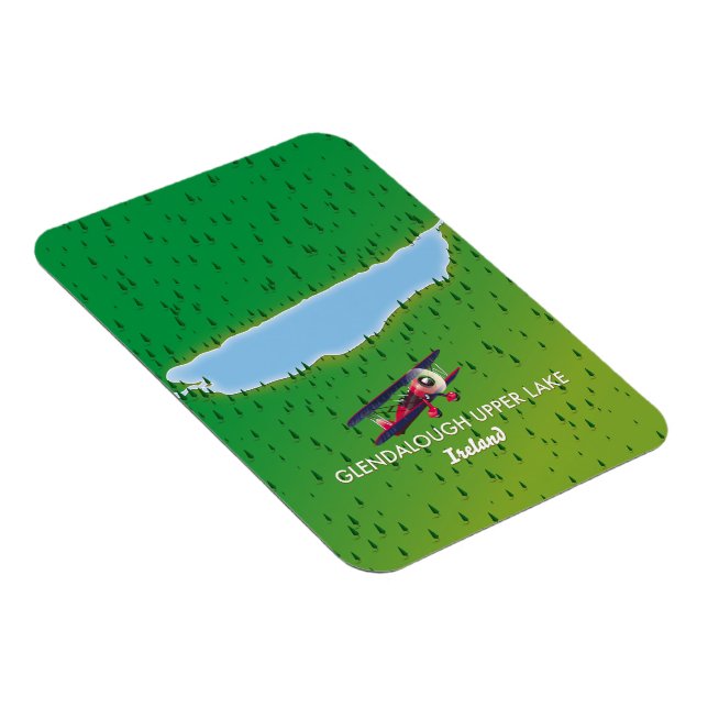 Ímã Mapa do Upper Lake Ireland (Lado Direito)