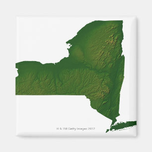 Imã Mapa dos Estados de Nova Iorque