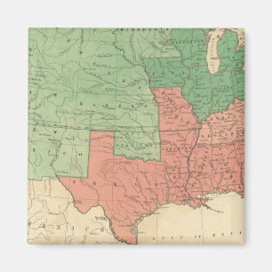 Imã Mapa dos Estados Unidos 2