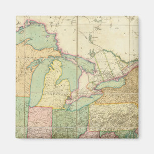 Imã Mapa dos Estados Unidos 6