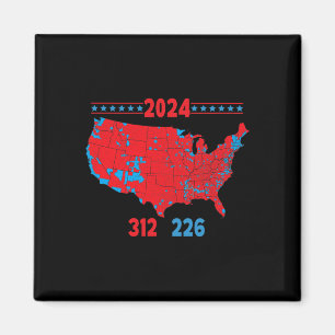 Imã Mapa Eleitoral 2024 Trump 312 Red 2024 Res Eleitor