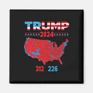 Imã Mapa Eleitoral 2024 Trump 312 Red 2024 Res Eleitor