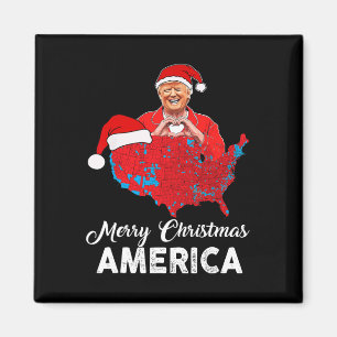 Imã Mapa eleitoral de Trump Papais noeis de Natal Feli