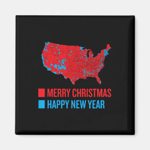 Imã Mapa eleitoral exato Feliz Natal Novo Ye feliz