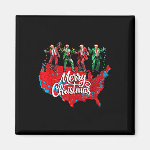 Imã Mapa Eleitoral Trump Feliz Natal Férias Papai Noel