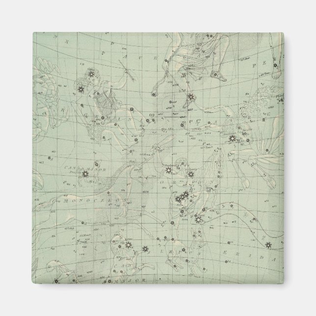 Imã Mapa em estrela (Frente)