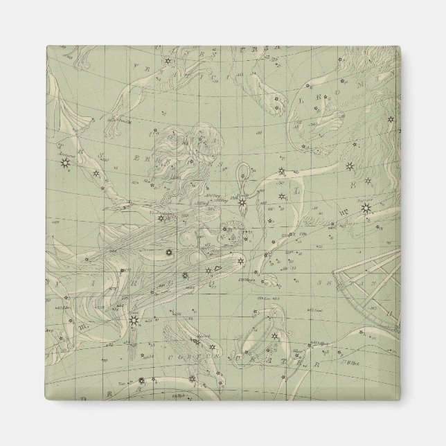 Imã Mapa em estrela (Frente)