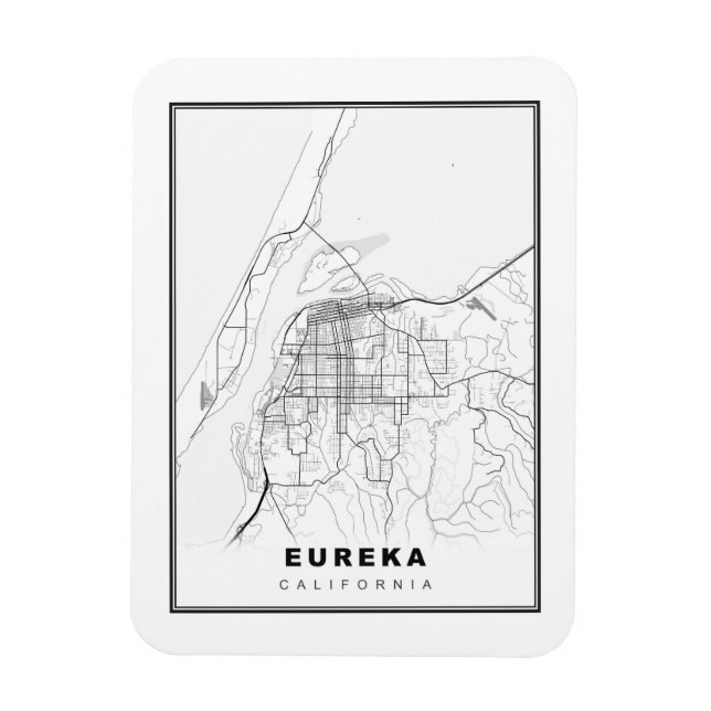 Ímã Mapa Eureka (Vertical)