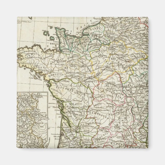 Imã Mapa Europeu Antecipado (Frente)