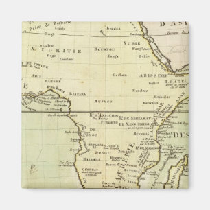 Imã Mapa físico da África