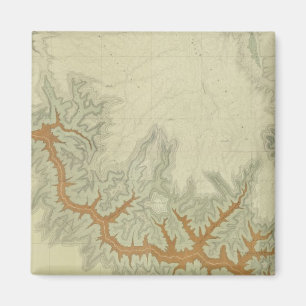 Imã Mapa Geológico Composto do Planalto do Kaibab