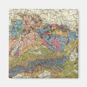 Imã Mapa geológico da Alemanha