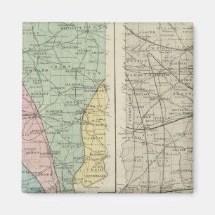 Imã Mapa geológico de Indiana