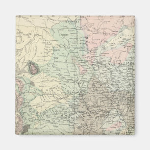 Imã Mapa Geológico dos Estados Unidos