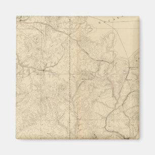 Imã Mapa Geológico Mostrando A Parte Sudoeste