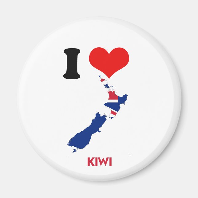 IMÃ MAPA KIWI (Frente)
