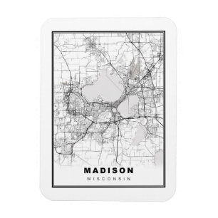 Ímã Mapa Madison