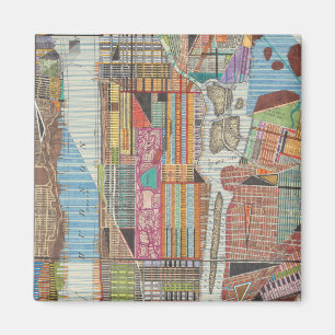 Imã Mapa moderno de Nova Iorque III