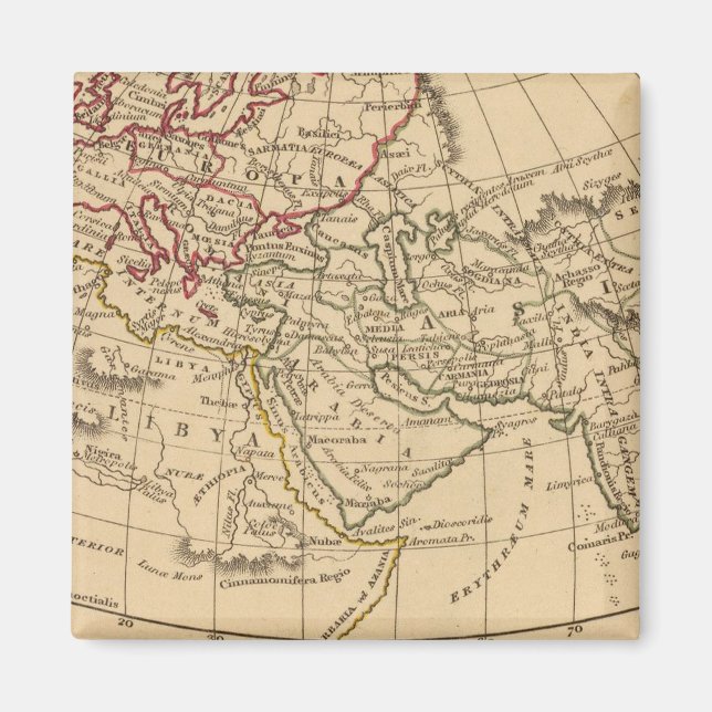 Imã Mapa Mundial Clássico (Frente)