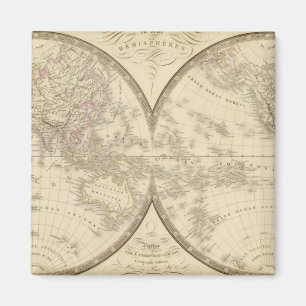Imã Mapa Mundial do Atlas