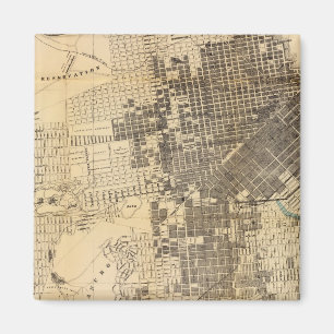 Imã Mapa oficial do Guia Bancroft em São Francisco