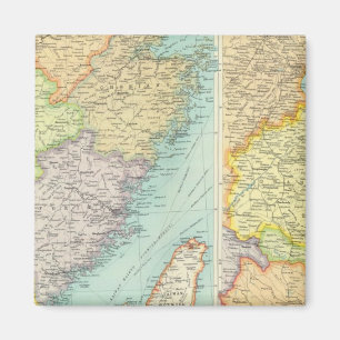 Imã Mapa político da China Oriental