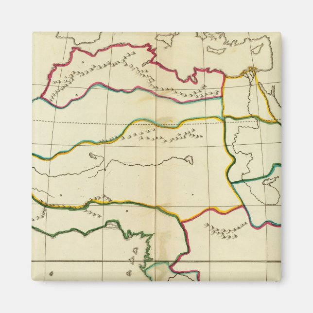 Imã Mapa simples África (Frente)