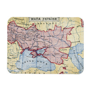 Ímã MAPA: UCRÂNIA, c1906