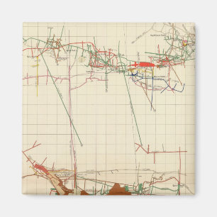 Imã Mapas das minas de comstock Número III