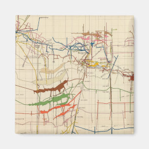 Imã Mapas de minas de comstock Número VI