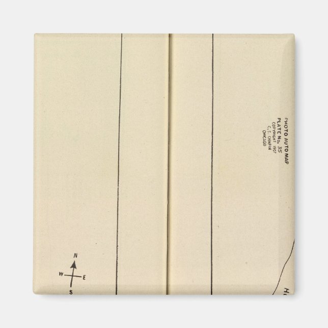 Imã MapaWestchester County New York (Frente)