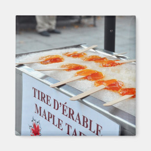 Imã Maple Taffy Tire D'Erable Quebec Canada Magnet