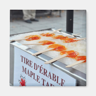 Imã Maple Taffy Tire D'Erable Quebec Canada Magnet