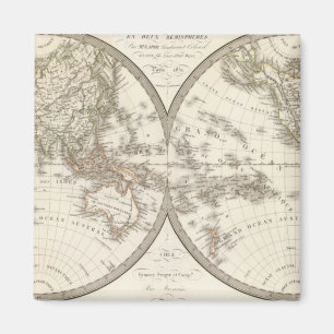 Imã Mappemonde - Mapa Mundial