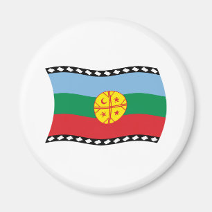 Imã Mapuches Flag Magnet