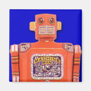 Imã Máquina de Brinquedo Robô Quadrado