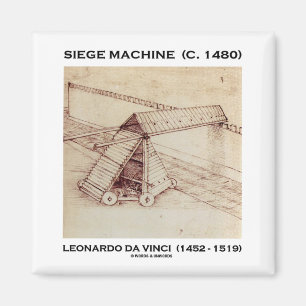 Imã Máquina de Cerco (C. 1480) Leonardo da Vinci