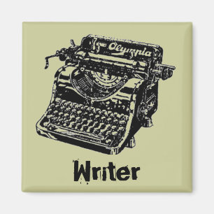 Imã Máquina de Digitalização Preta Vintage