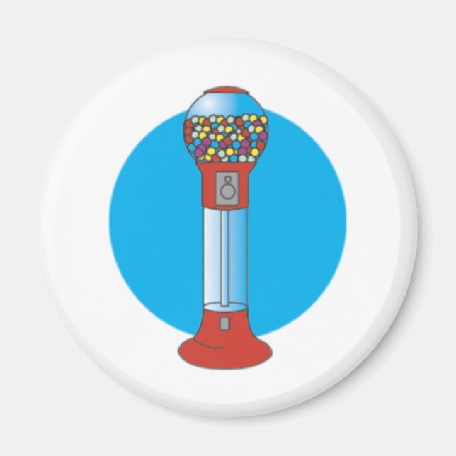 Imã Máquina de Gumball (Frente)